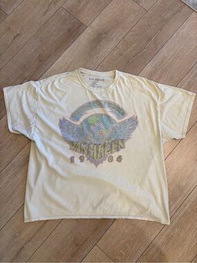 Van Halen 1984 Tour of the World Eagle Graphic Band T-Shirt L/XL